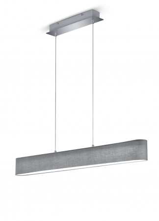 Hanglampen LUGANO LED Hanglamp Grijs by Trio Leuchten 320910111