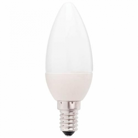 LED lampen E14 LEDLAMP KAARS 5,5W (=32W) DIMBAAR WARM WIT