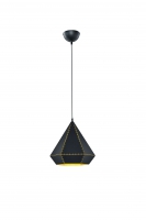 HOUSTON Hanglamp Mat zwart by Trio Leuchten 300300132
